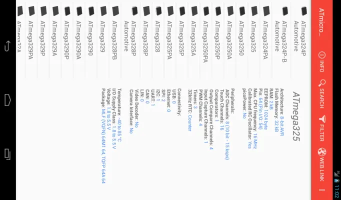 ATmicro Database android App screenshot 2