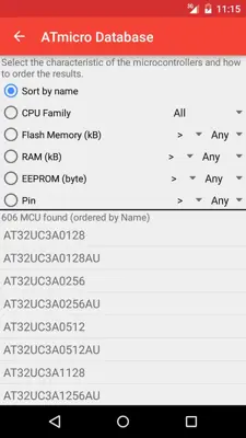 ATmicro Database android App screenshot 4